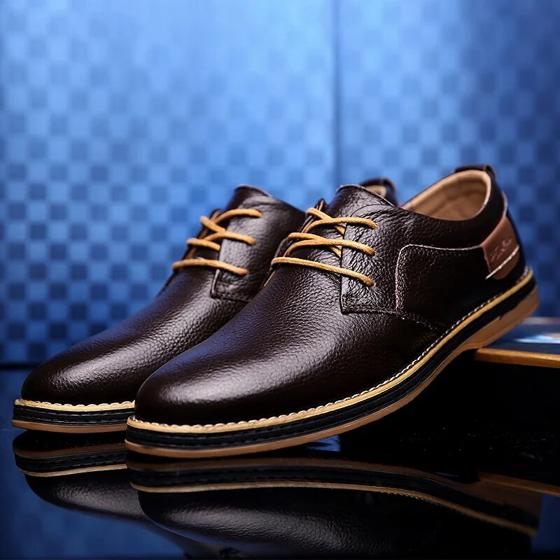 Lucas Wellington Echtes Leder Schuhe