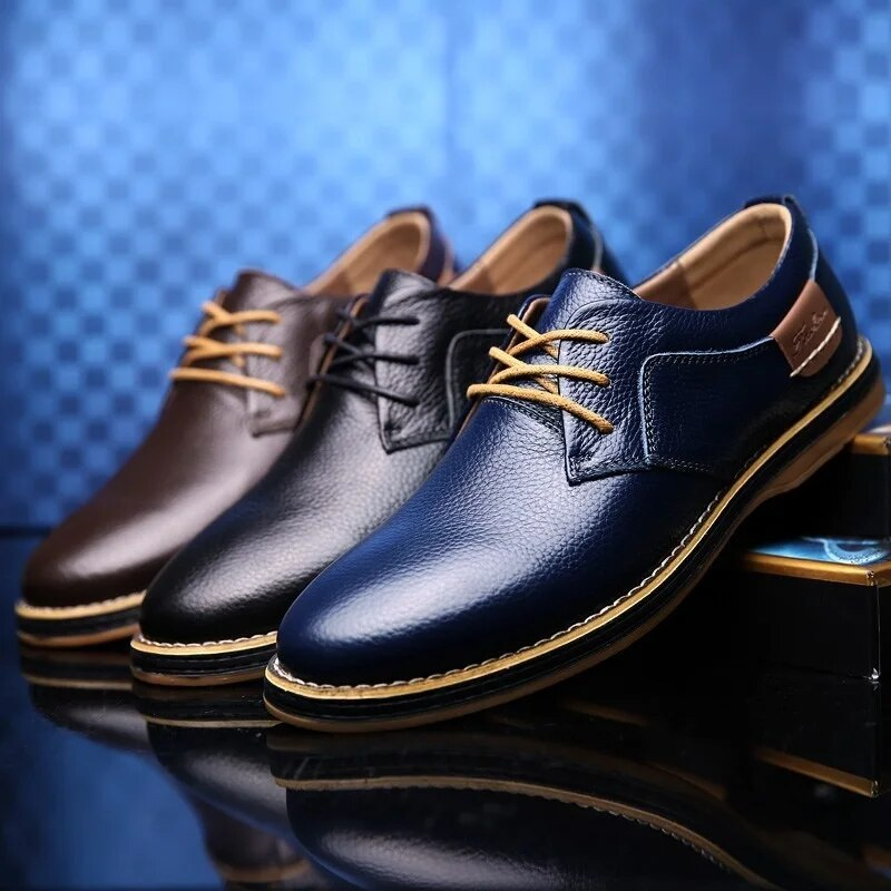 Lucas Wellington Echtes Leder Schuhe