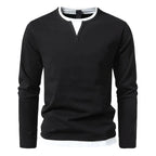 Alwin | Hochwertiges Langarmshirt aus gekämmter Baumwolle