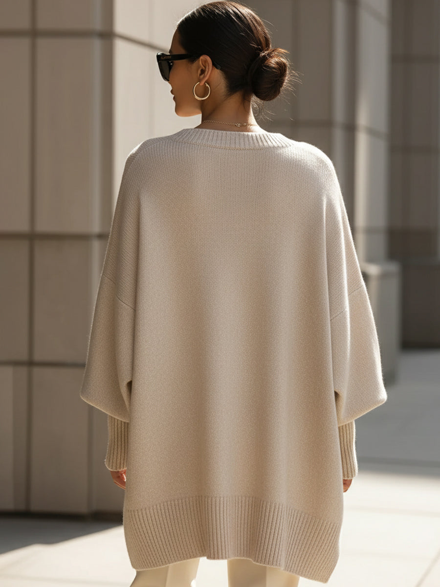 Freya | Eleganter Wollmix-Pullover