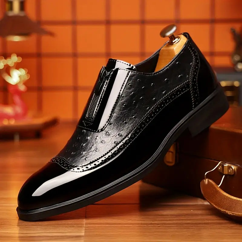 Ravello Straußenleder Slipper