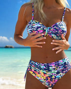 Audrey | Bikini-Top mit abstraktem Design