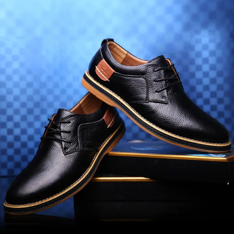 Lucas Wellington Echtes Leder Schuhe