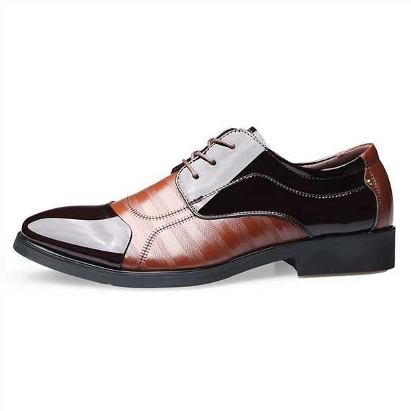 Oxford Lacklederschuhe
