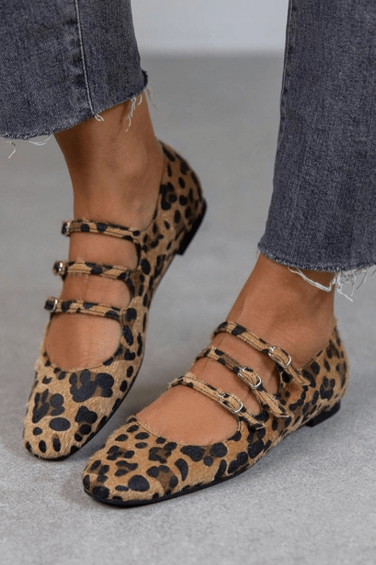 Animal Print Ballerina