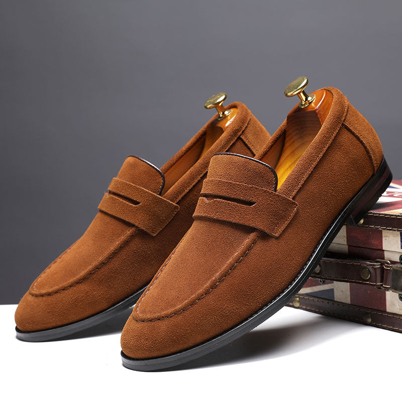 Italienische Wildleder Slipper