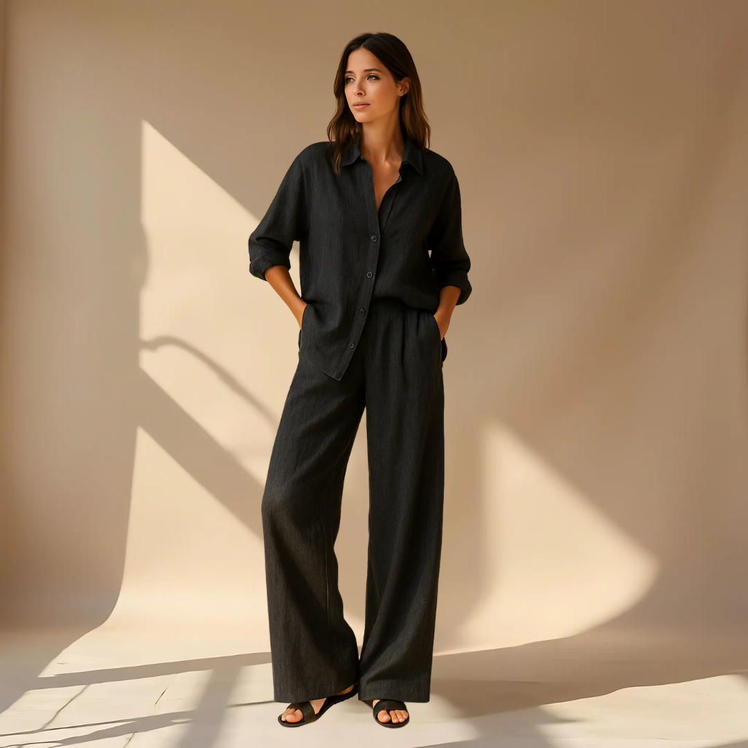 Ashleigh | 2-teiliges Set aus Hemd und Hose
