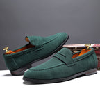 Italienische Wildleder Slipper