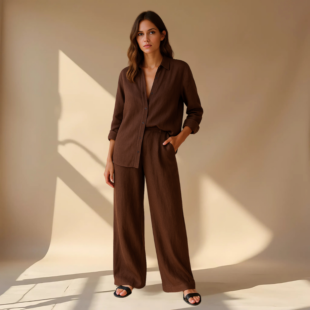 Ashleigh | 2-teiliges Set aus Hemd und Hose