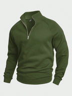 Benno | Half-Zip Pullover mit weichem Innenfutter