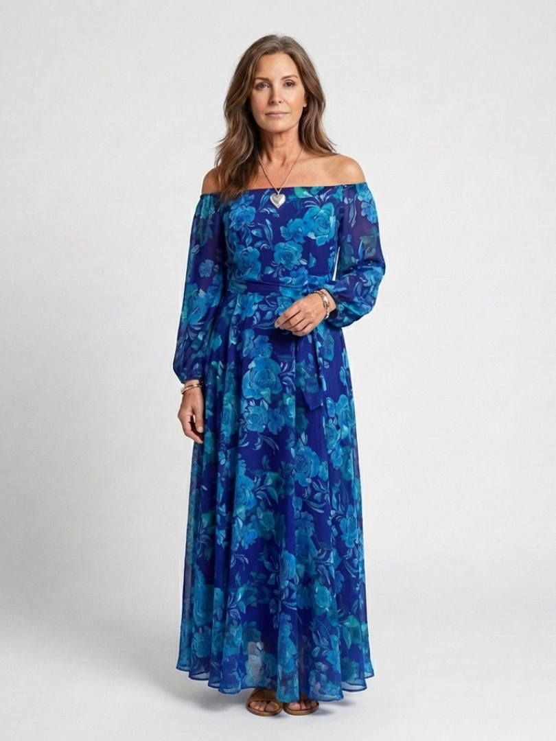 Aspen | Off-Shoulder Floral Dress