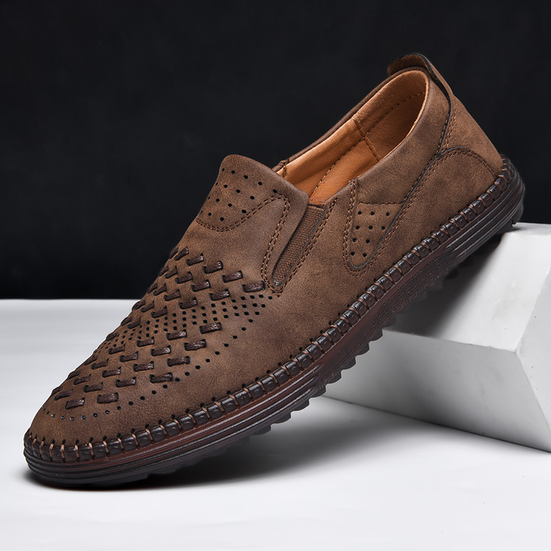 Carter Echtleder Slipper