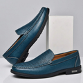 Pelle Italia Echtes Leder Slipper