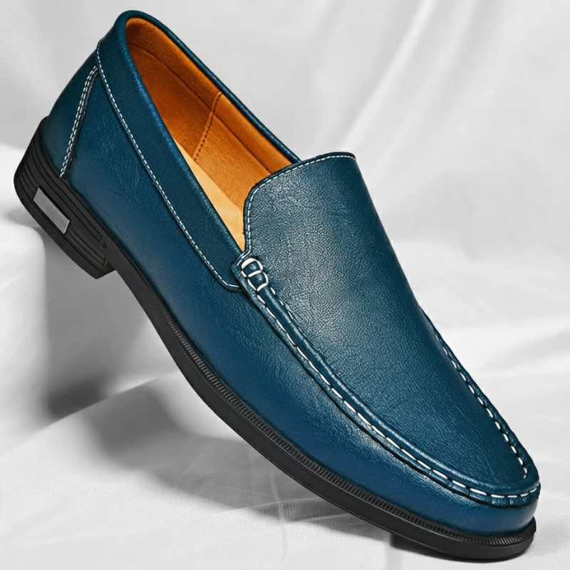Pelle Italiana Echtes Leder Slipper