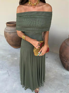 Camila | Elegantes Maxikleid aus Mesh