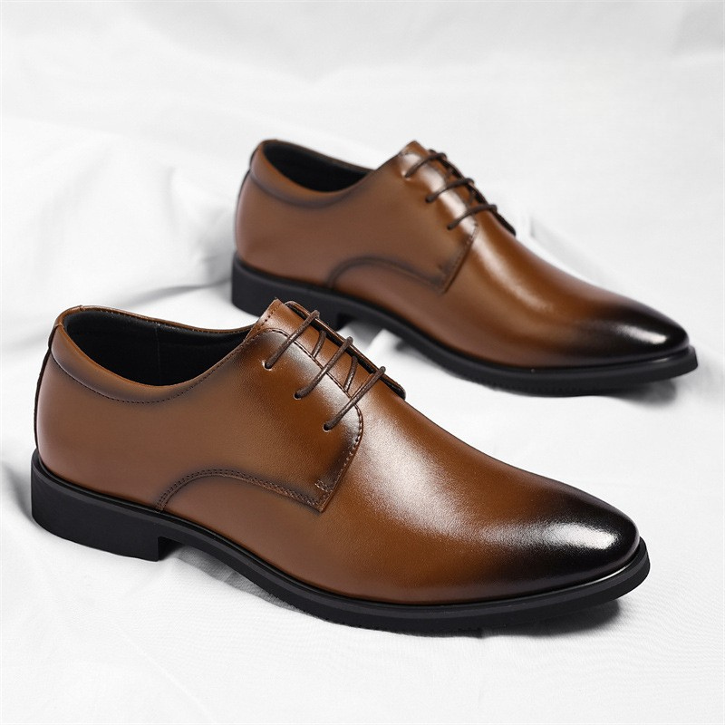 Monte Leder Schnürschuhe