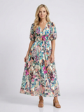 EULALIE | Blumen-Midi-Kleid