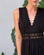 Liv™| Schwarz-Weiß Kleid