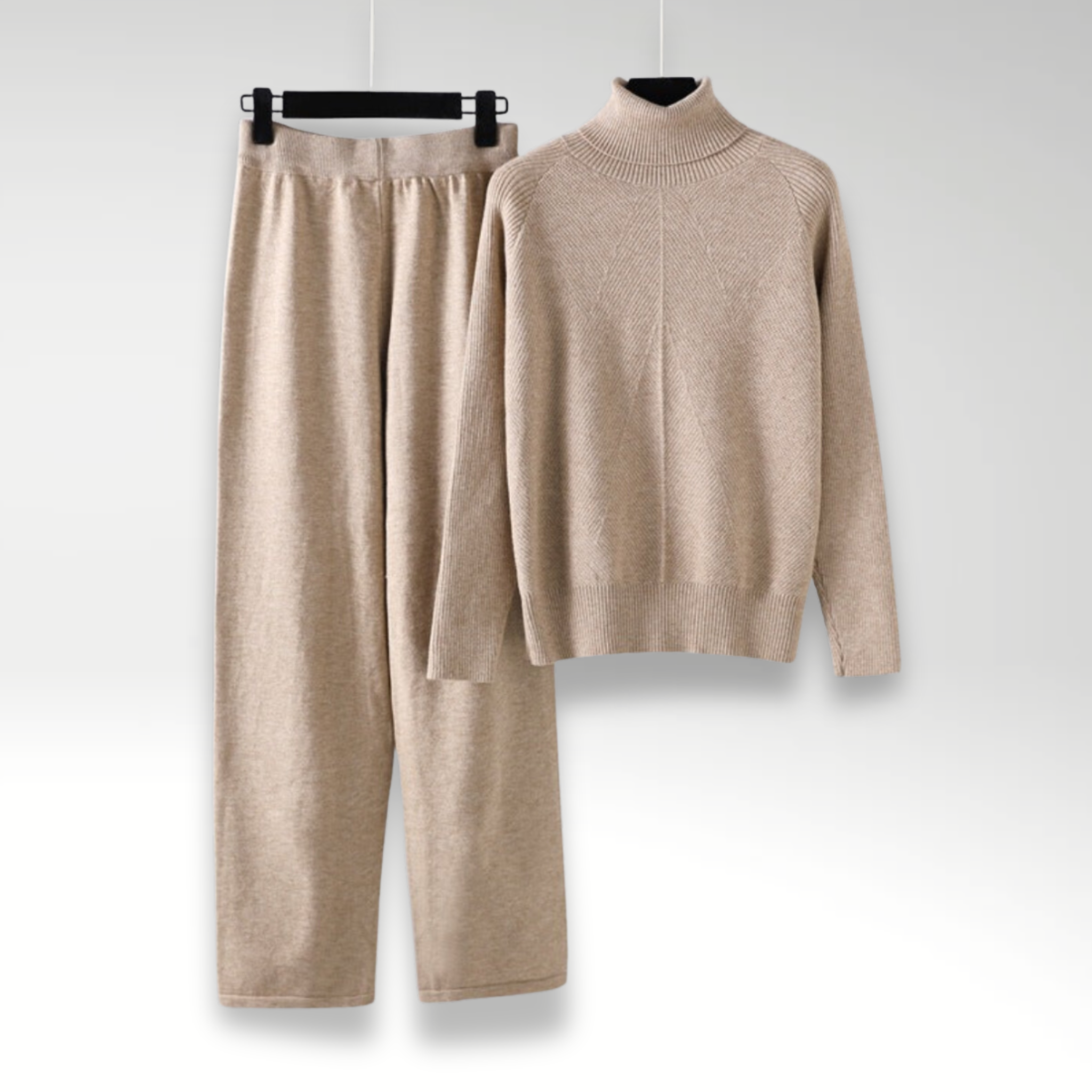 Leah | Zwei-Teile Lounge-Set aus Kabelstrick