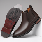 Harrison Leder Chelsea Boots