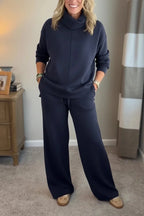 Quinn – Lässiges Turtleneck-Zweiteiler-Set