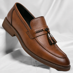 Veneto Leder Quasten Slipper