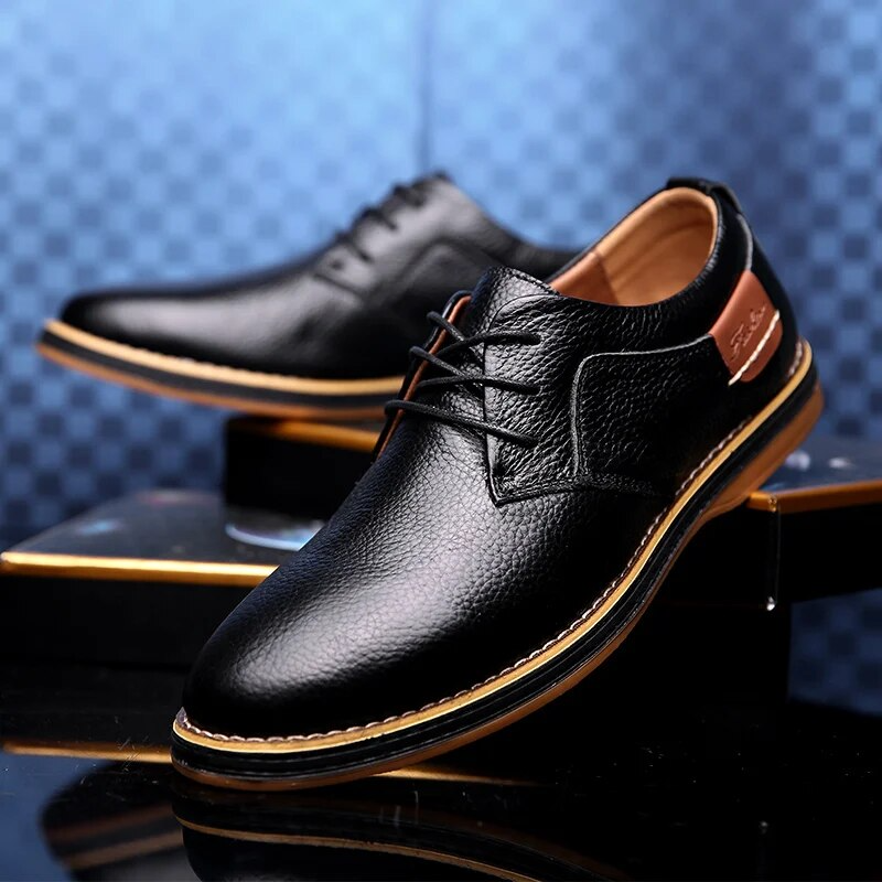Lucas Wellington Echtes Leder Schuhe