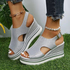 Ines | Bequeme Keilsandalen für entspannte Tage