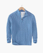 Lukas | Klassischer Strickpullover mit Half-Zip