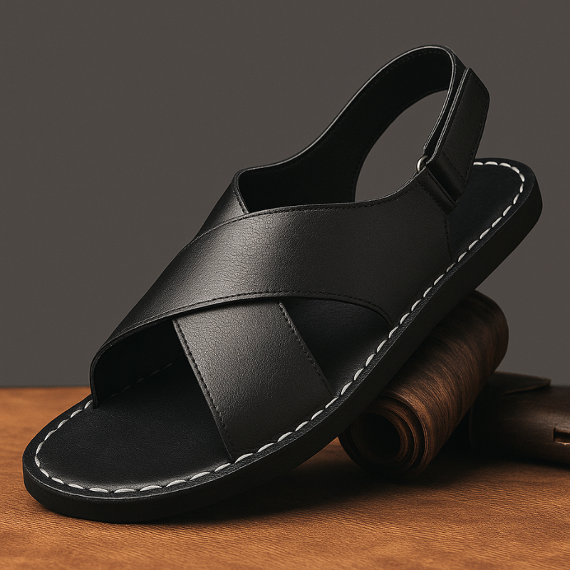 Pelle Italia Echtes Leder Sandalen