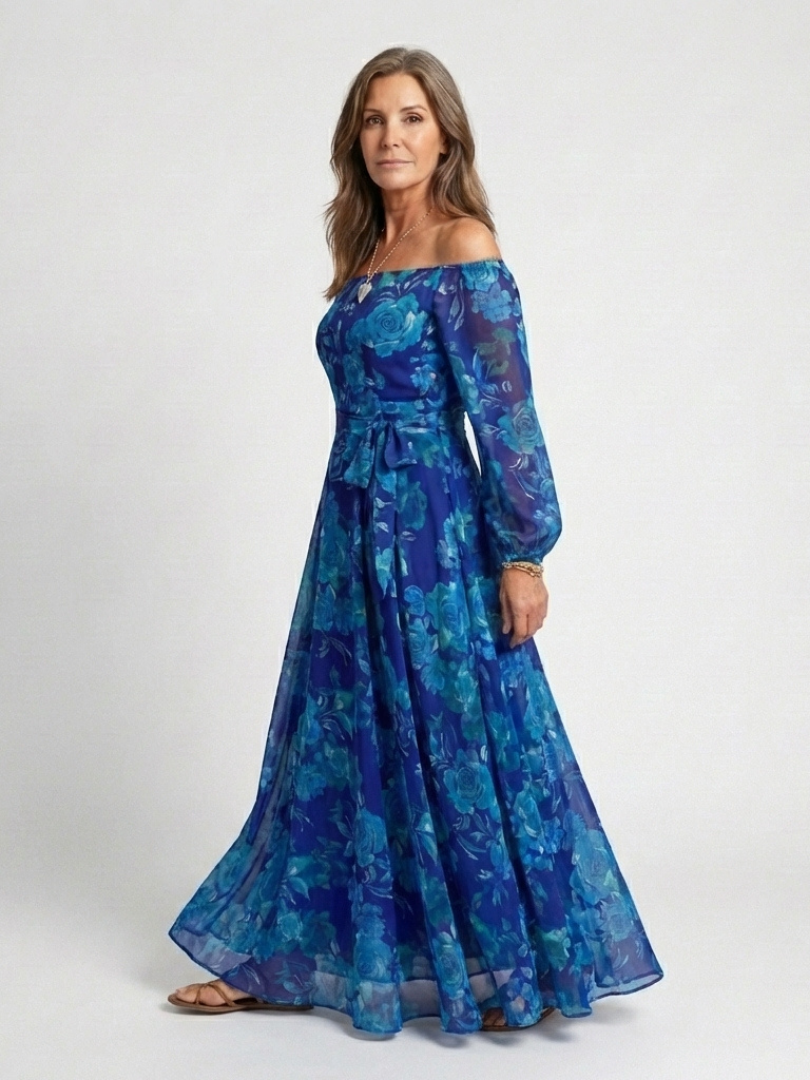 Aspen | Off-Shoulder Floral Dress