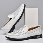 Pelle Italia Echtes Leder Slipper