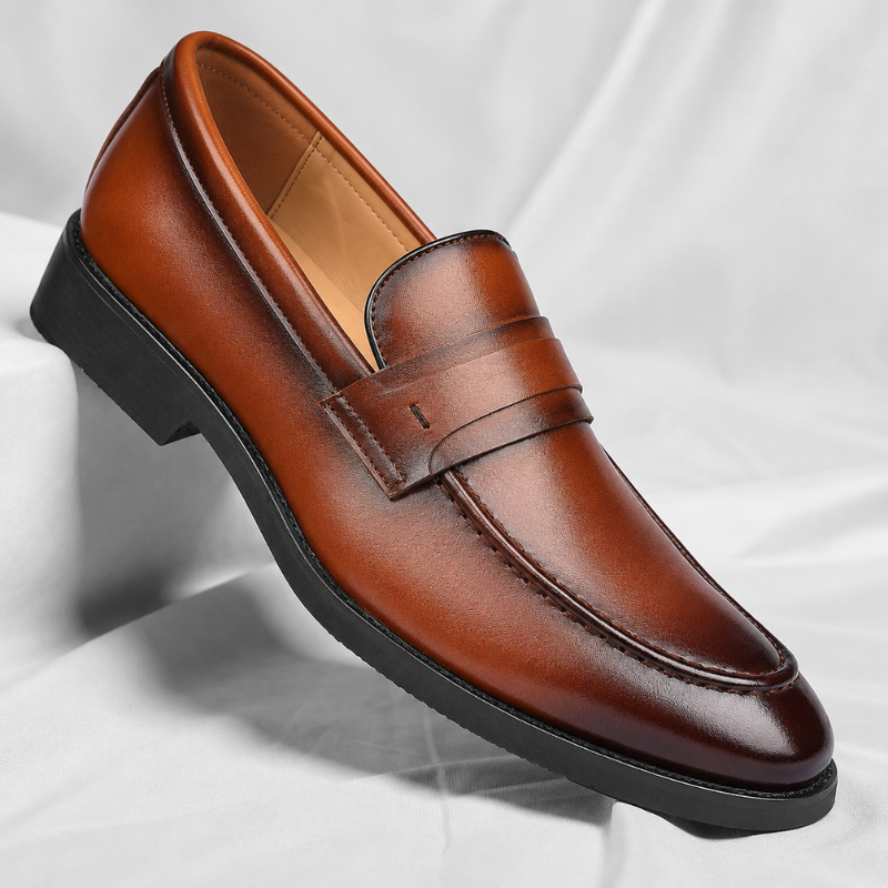 Lucca Italienische Leder Slipper