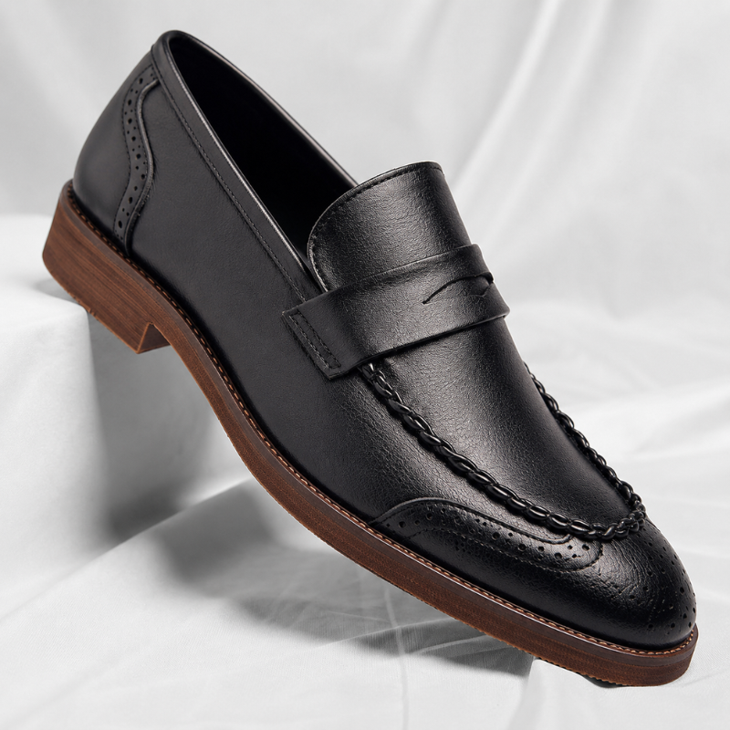 Santino Leder Penny Loafers