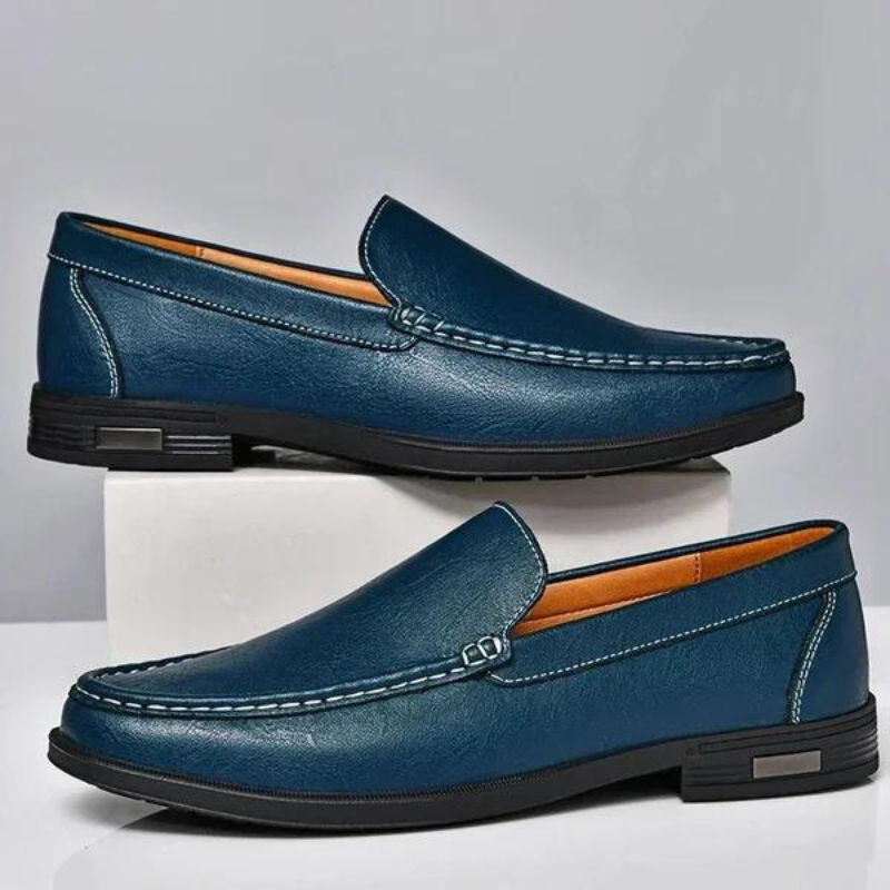 Pelle Italiana Echtes Leder Slipper