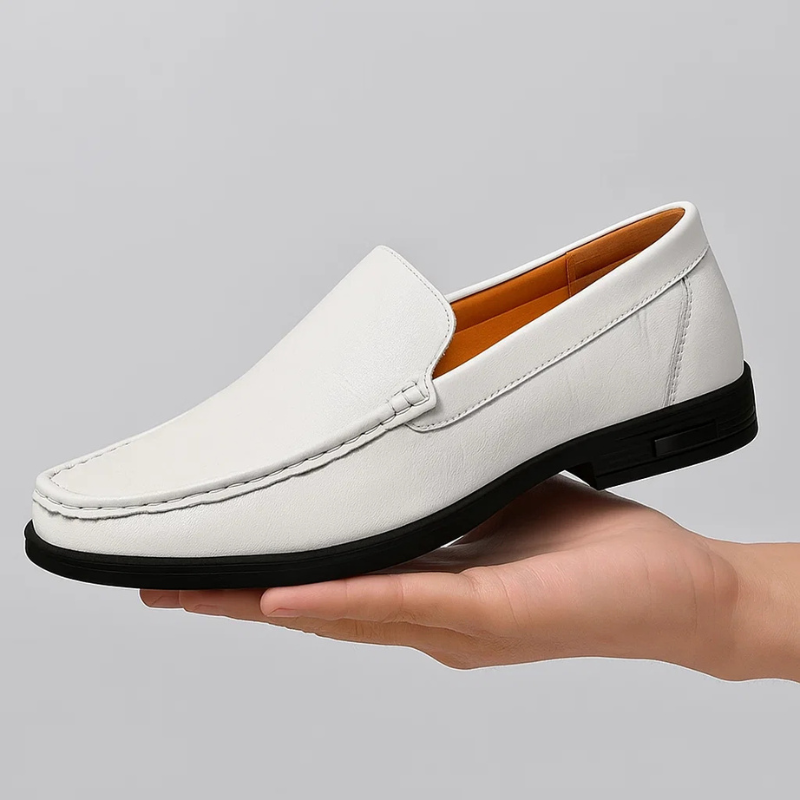 Pelle Italiana Echtes Leder Slipper