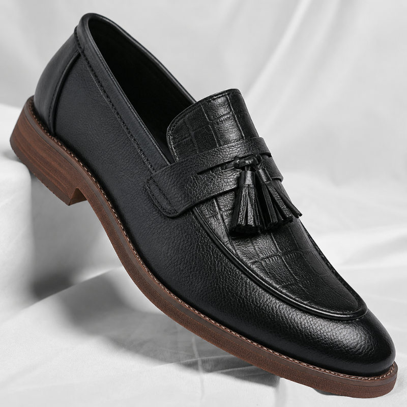 Siena Leder Quasten Slipper
