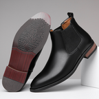 Harrison Leder Chelsea Boots