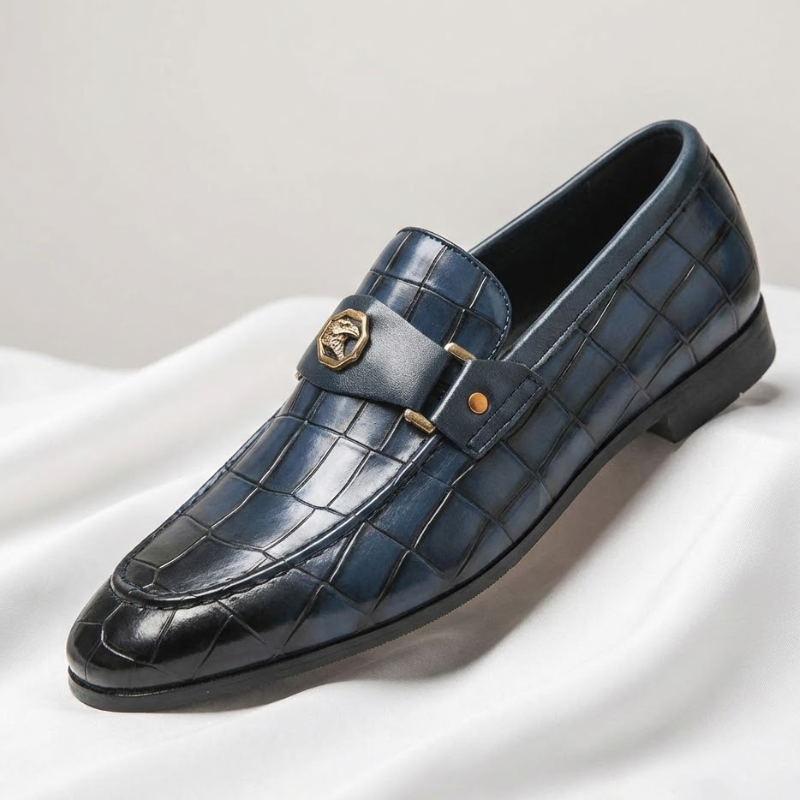 Venturo Italienische Leder Slipper
