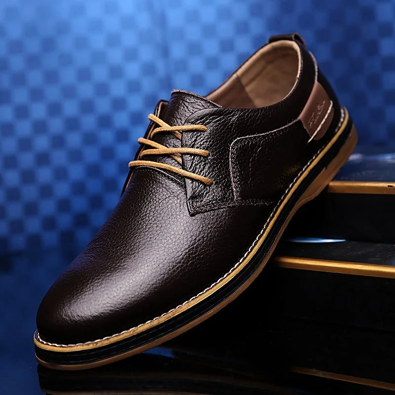 Lucas Wellington Echtes Leder Schuhe
