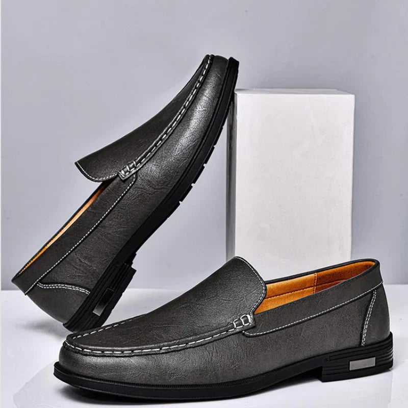 Pelle Italiana Echtes Leder Slipper