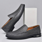 Pelle Italia Echtes Leder Slipper