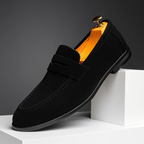 Marco Wildleder Penny Loafers