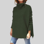 ANNELISE I Oversize Pullover mit Rollkragen