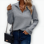 Camila | Pullover mit Halbreißverschluss