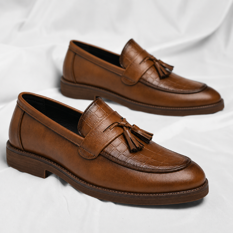 Siena Leder Quasten Slipper
