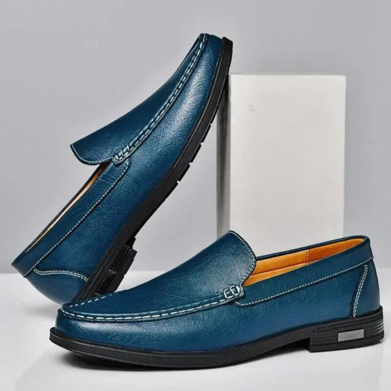 Pelle Italiana Echtes Leder Slipper