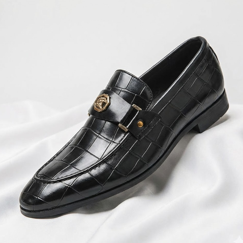 Venturo Italienische Leder Slipper