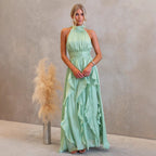 Celestia | Ruffled Maxi Dress