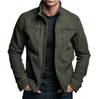 Raufeld | Vintage Baumwoll-Zip-Jacke